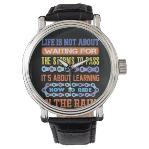 Montre Cyclisme Art Life n'est pas d'attendre