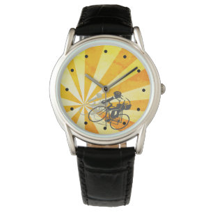 Montre Cyclistes routiers et motocyclistes rétro Sunburst