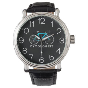 Montre Cycologue Aqua Vélo Sur Noir