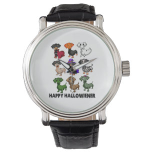 Montre Dachshund Halloweiner Halloweiner drôle Chien drôl