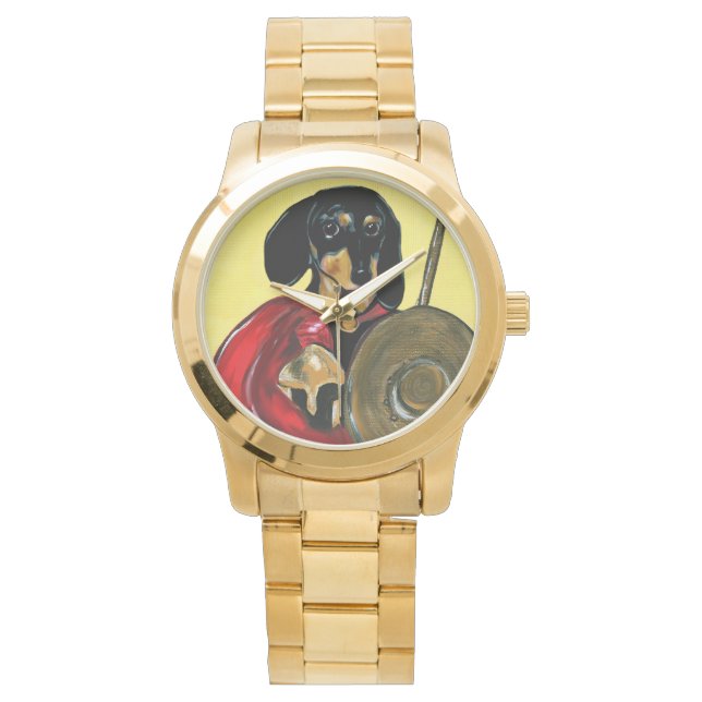 MONTRE DACHSHUND SOLDAT ROMAIN (devant)