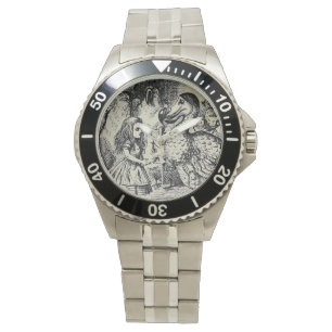 Montre d'acier inoxydable de dronte d'Alice (au