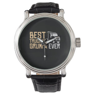 Montre Daddy Cadeau Meilleur Grumpa Truckin Jamais