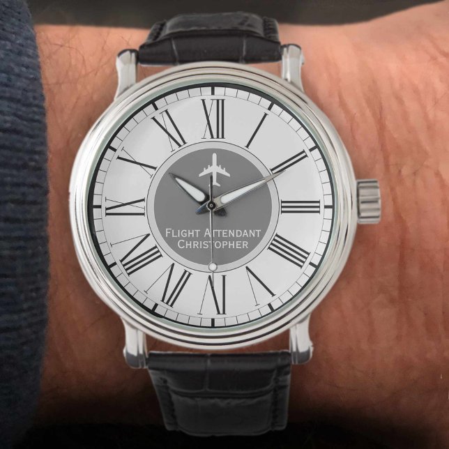Montre d'agent de bord d'avion Équipage de cabine (Créateur téléchargé)