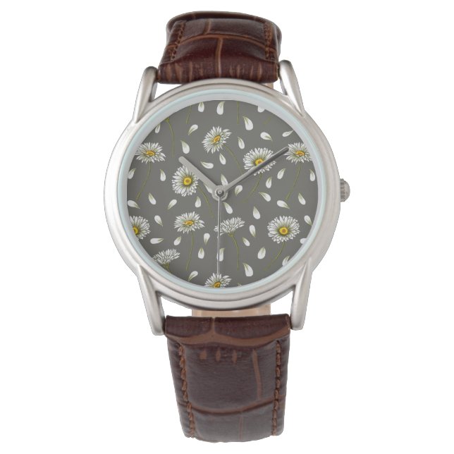 Montre Daisies chic motif (devant)