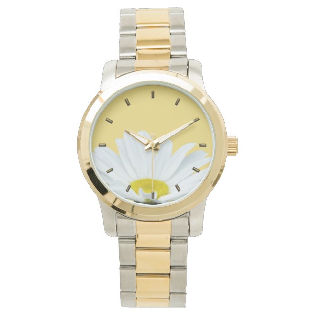 Montre Daisy Watch Classic Fleur sauvage Daisy Wrist Watc (devant)