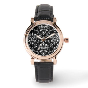 Montre Damas noir et blanc