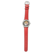 MONTRE DAME AVEC ROSE ROUGE (Plat)