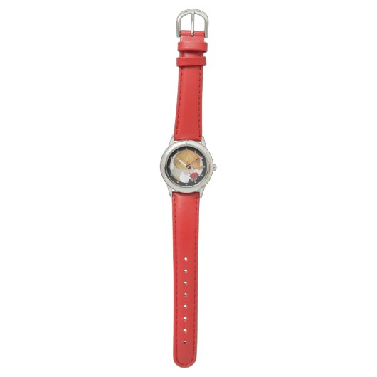 MONTRE DAME AVEC ROSE ROUGE (Plat)