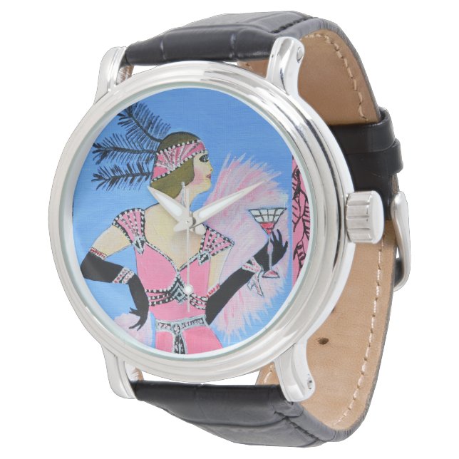 Montre Dame élégante compacte  (Incliné)