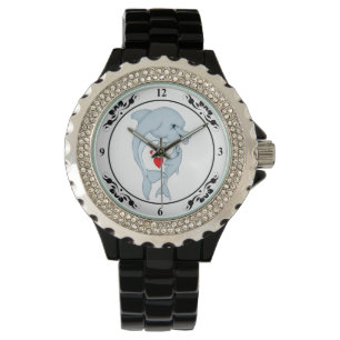 Montre d'amour du dauphin maternel