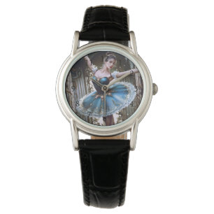 Montre Danse de ballet dans un Tutu bleu