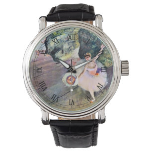 Montre Danseur avec un bouquet de fleurs d'Edgar Degas