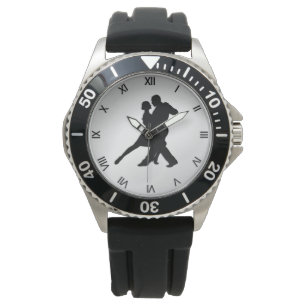Montre Danseurs de tango Silhouette