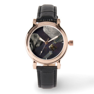 Montre Dart Spacecraft Et Le Liciacube Avant Impact