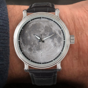 Montre d'astronomie de l'image de la pleine lune