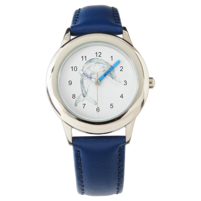 Montre Dauphin bleu (devant)