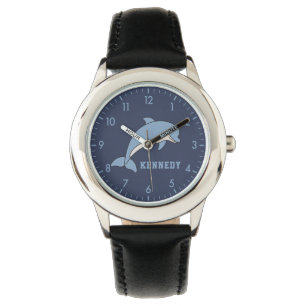 Montre Dauphin Personnalisé Nom Personnalisé Retour À L'É