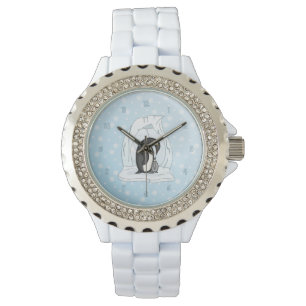 Montre Davin et Annie que le pingouin observent