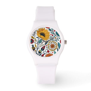 Montre Dazzling Daisy Delight : Un Favori Floral Fashion