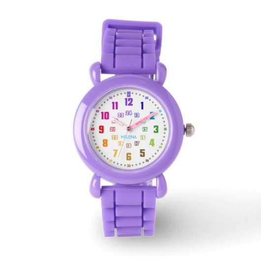 Montre de apprentissage Rainbowatch Montre de poig (Recto)
