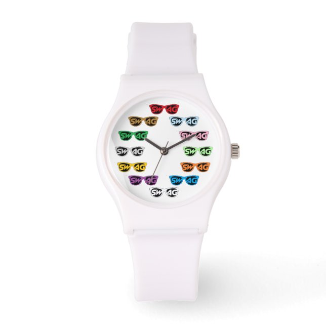 Montre de bagage (blanc) (Recto)