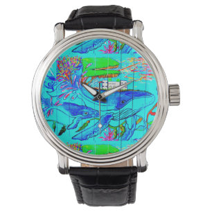 montre de baleines de bosse