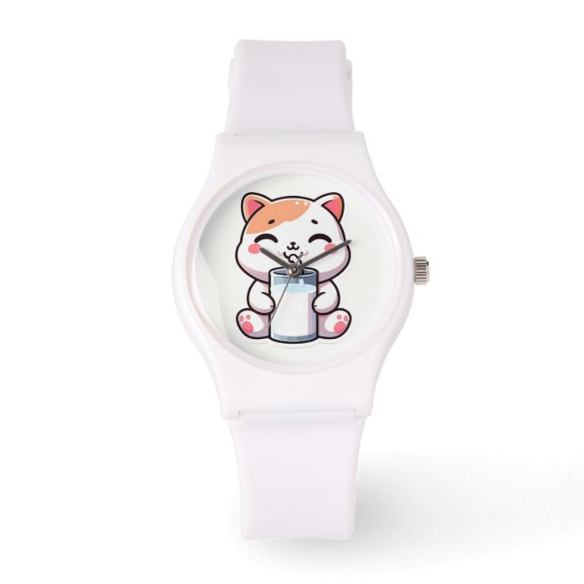 Montre de chat mignon kawaii (Recto)