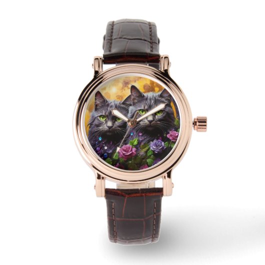 Montre de chat pour Amoureux des chats (Recto)