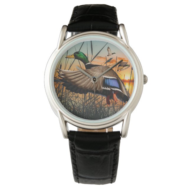Montre de colard volant, Chasse au canard (devant)