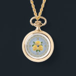 Montre de collier de roses jaunes<br><div class="desc">Montre de collier de Roses Jaunes Gardez la trace du temps avec votre photo préférée sur le cadran avec le Montre d'alliage de collier par Ewatchfactory®. Cette montre est Alloy avec une finition mélangée poli et brossé.Alloy Chain.Japan mouvement assure une tenue du temps précise. Comprend une garantie limitée de 1...</div>