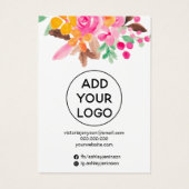 Montre de collier d'oreille fleurie (Dos)