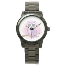 montre de conception de hibou