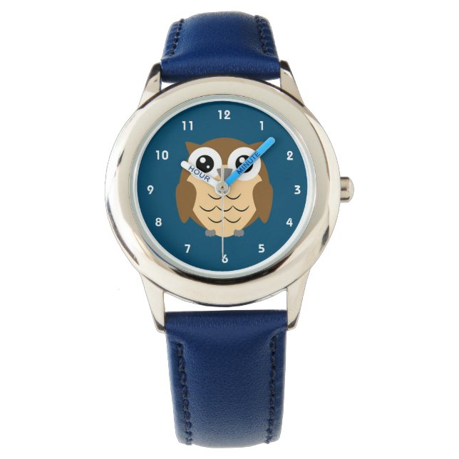 Montre de conception de la chouette de l'hoot (devant)