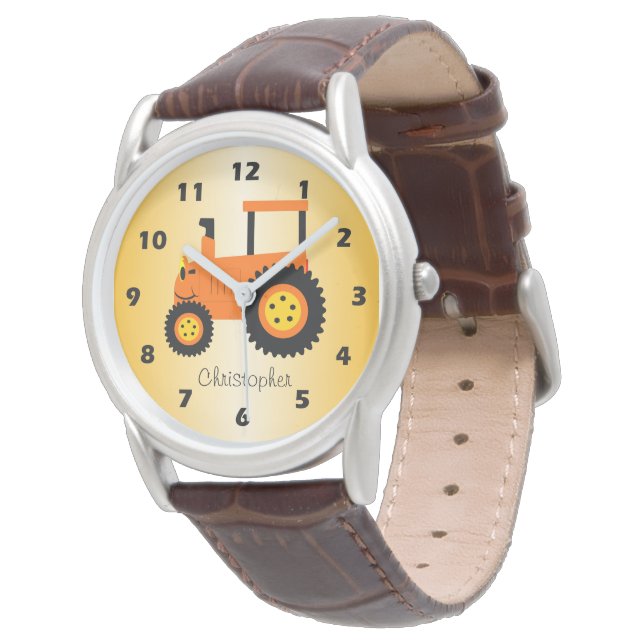 Montre de conception de tracteur (Incliné)