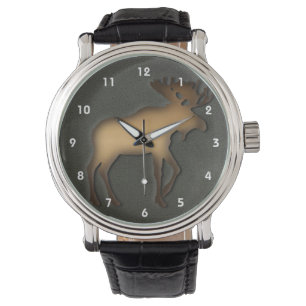 Montre de conception d'orignaux par Leslie Harlow