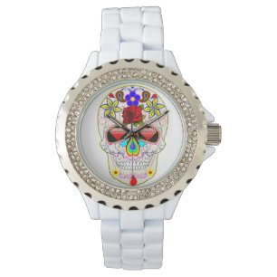 Montre de crâne de sucre