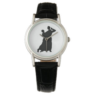 Montre de cuir "de couples de salle de bal"