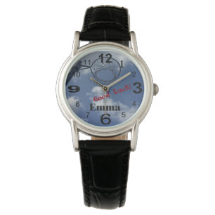 Montre de dames de photo de cercle de net-ball