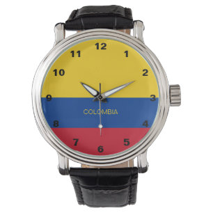 Montre de drapeau de la Colombie