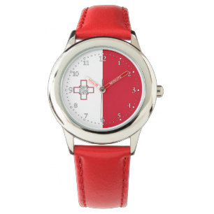 Montre de drapeau de Malte