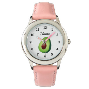 Montre de fille personnalisée avec un mignon fruit