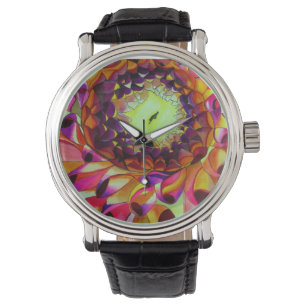 Montre de fleurs de Dahlia violet de Sacha Grossel