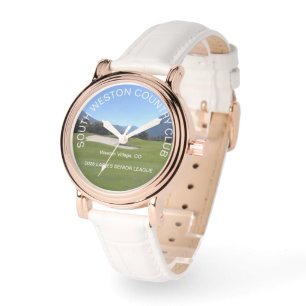 Montre de golf personnalisée pour femmes, cadeau p