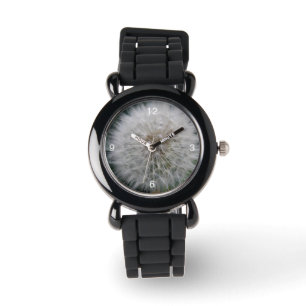 Montre de la fleur de Dandelion avec nombre