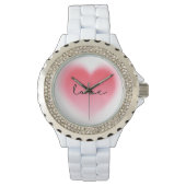 Montre de la Saint-Valentin pour femme à coeur d'a (devant)