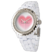 Montre de la Saint-Valentin pour femme à coeur en  (Incliné)