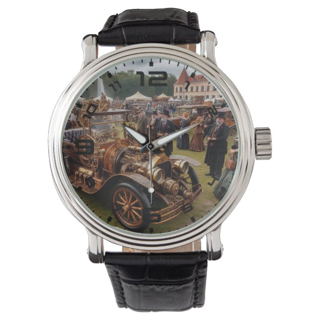Montre de la voiture Steampunk (devant)