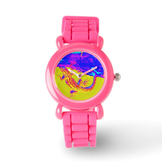 montre de lézard coloré (Recto)