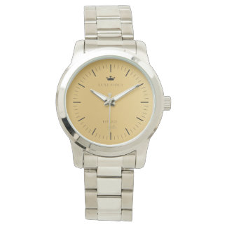 Montre de liaison en acier inoxydable Unisex